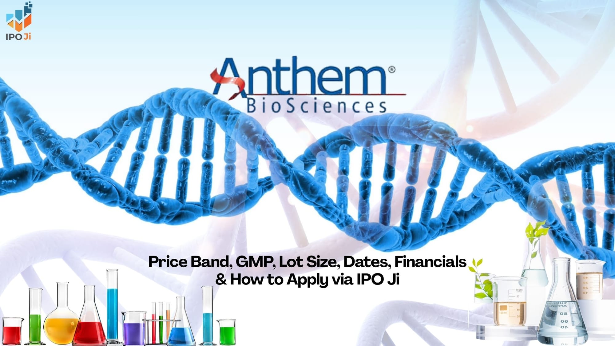 Anthem Biosciences IPO 2025: Price Band, GMP, Lot Size, Dates, Financials & How to Apply via IPO Ji