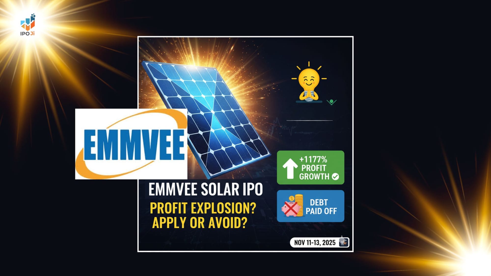 Emmvee Solar IPO: Full Analysis, GMP & 'How to Apply' Guide
