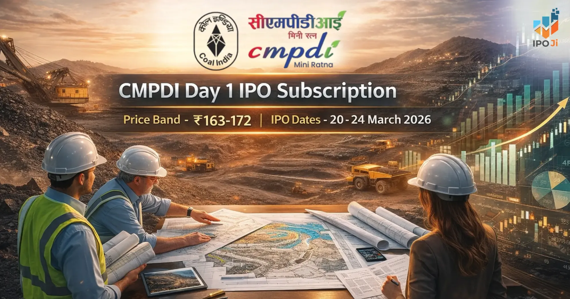 CMPDI IPO Day 1 Subscription Status (Live) + GMP, Price Band & Key Dates