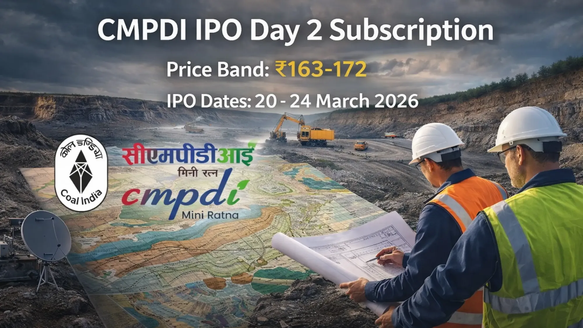 CMPDI IPO Day 2 Subscription Status (Live) + GMP, Price Band & Key Dates