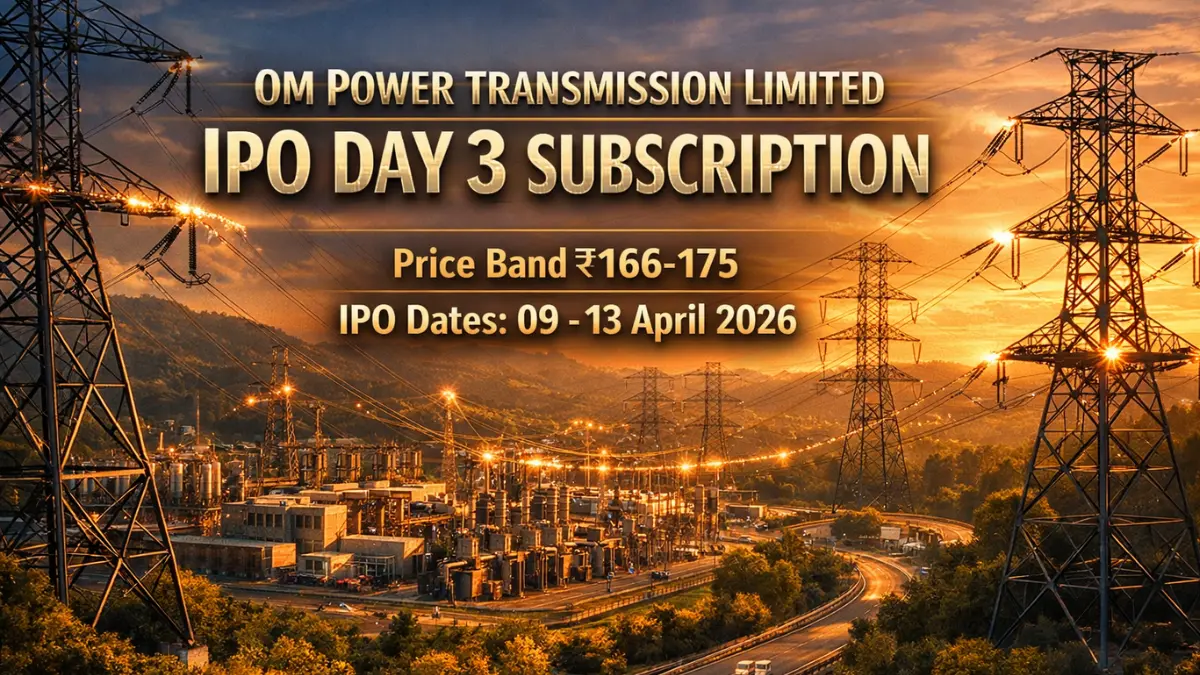 Om Power Transmission IPO Day 3 Subscription Status (Live) + GMP, Price Band & Key Dates