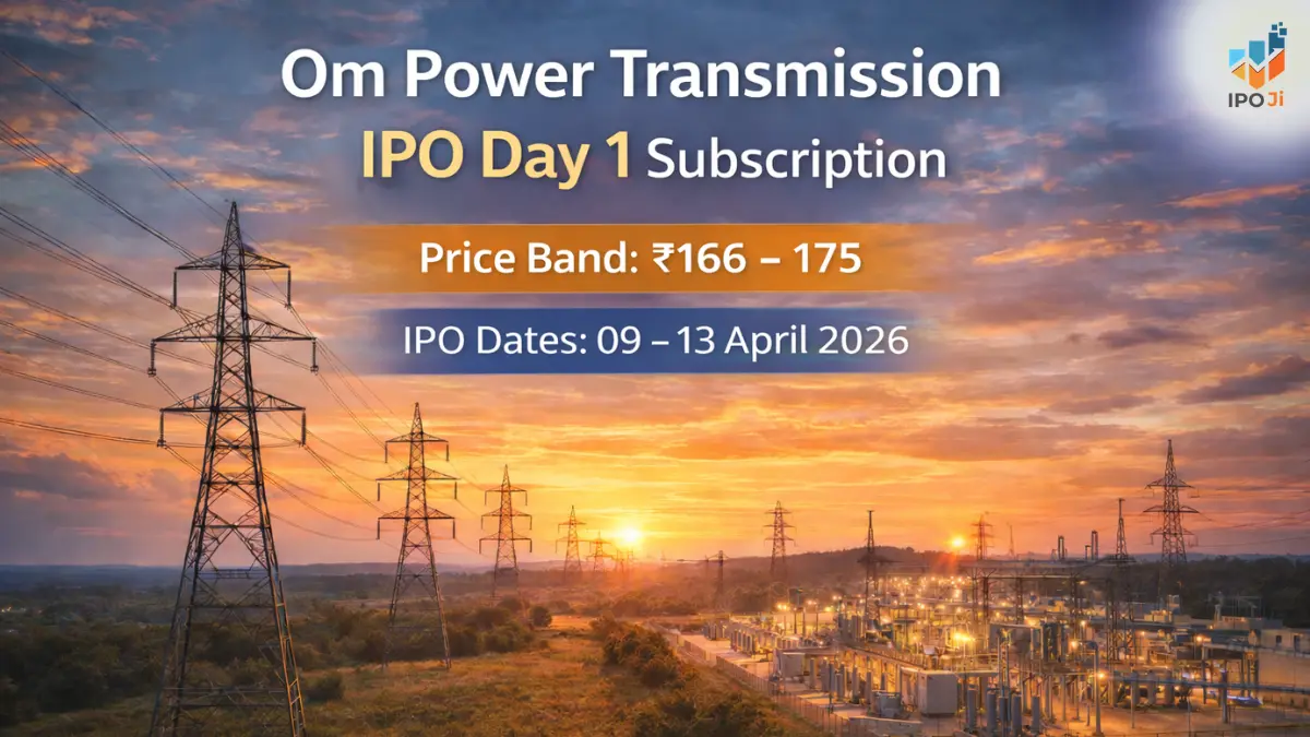 Om Power Transmission IPO Day 1 Subscription Status (Live) + GMP, Price Band & Key Dates