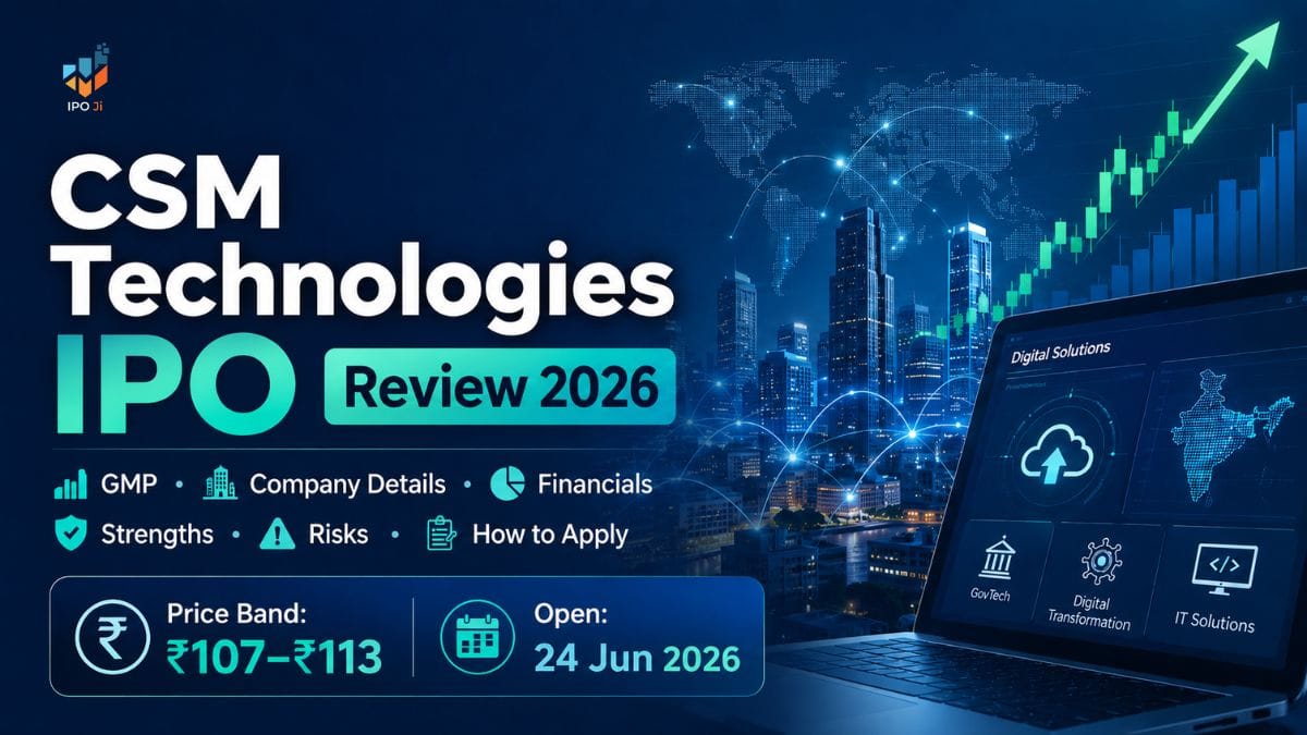 CSM Technologies IPO Review 2026: Should You Apply? GMP, Financials & Risks