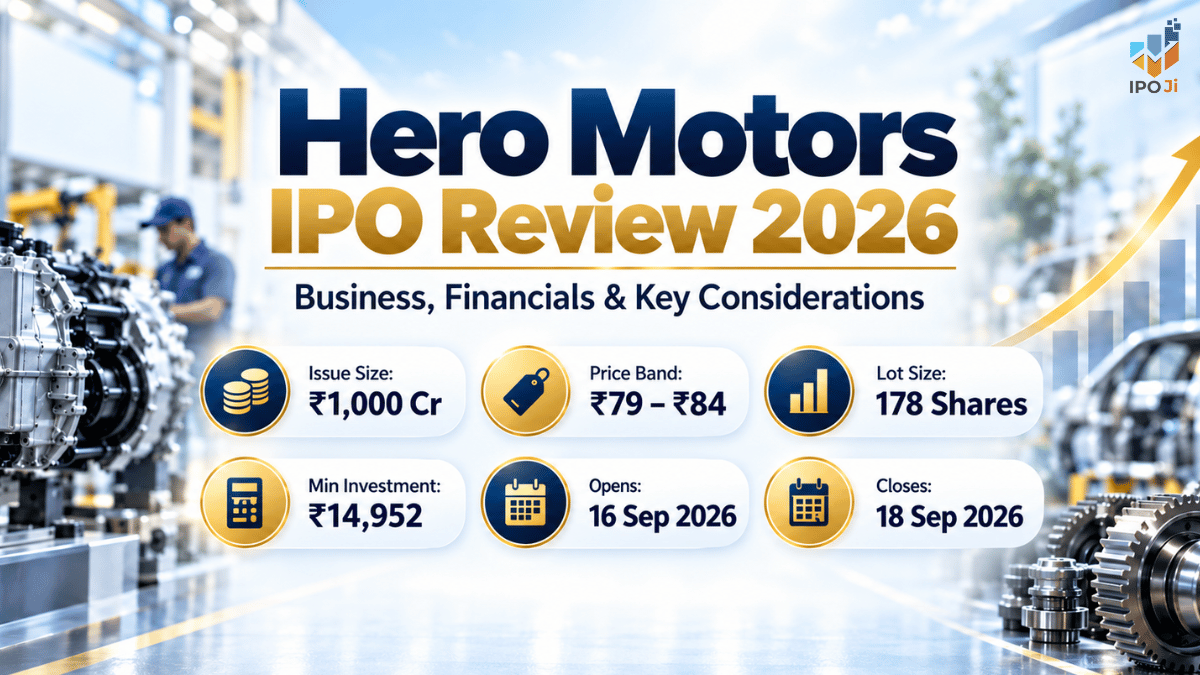 Hero Motors IPO Review 2026: Business, Financials and Key Considerations